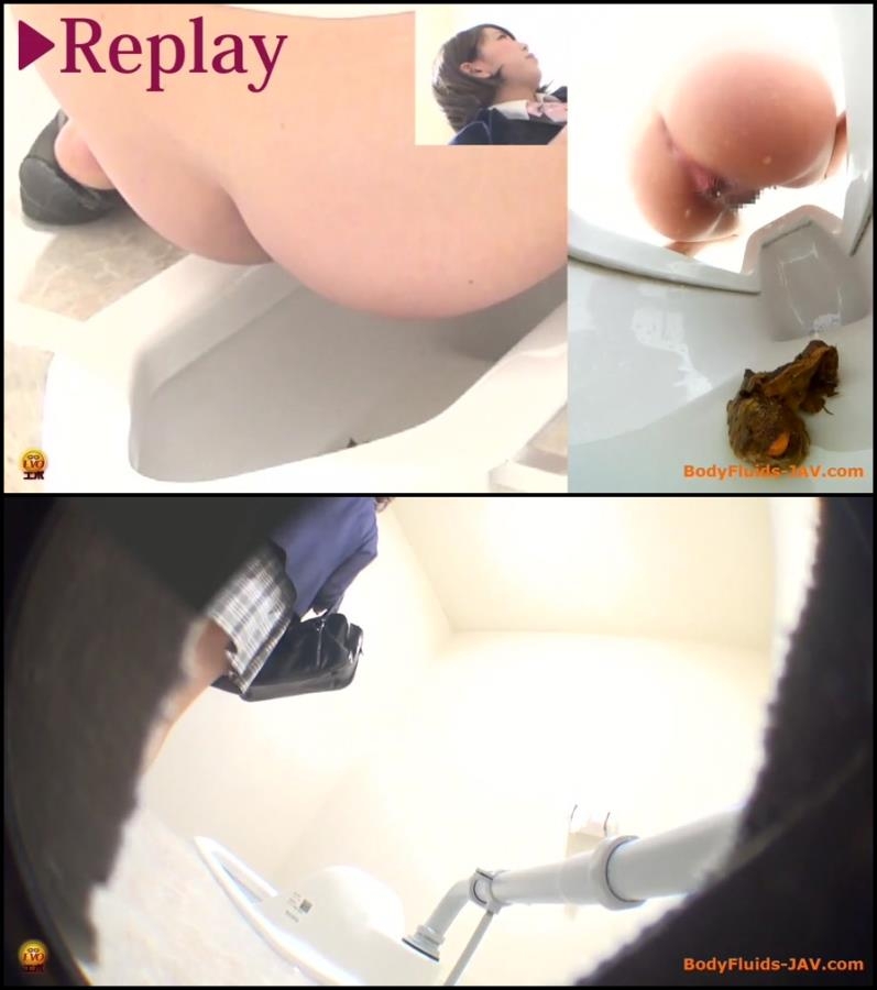 Girl student does pooping and diarrhea in toilet BFEE-40 2018 (1920x1080 FullHD)