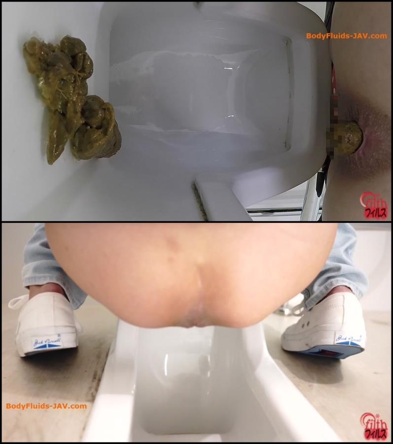 Hidden camera in public toilet filming female poop BFFF-150 2018 (1920x1080 FullHD)